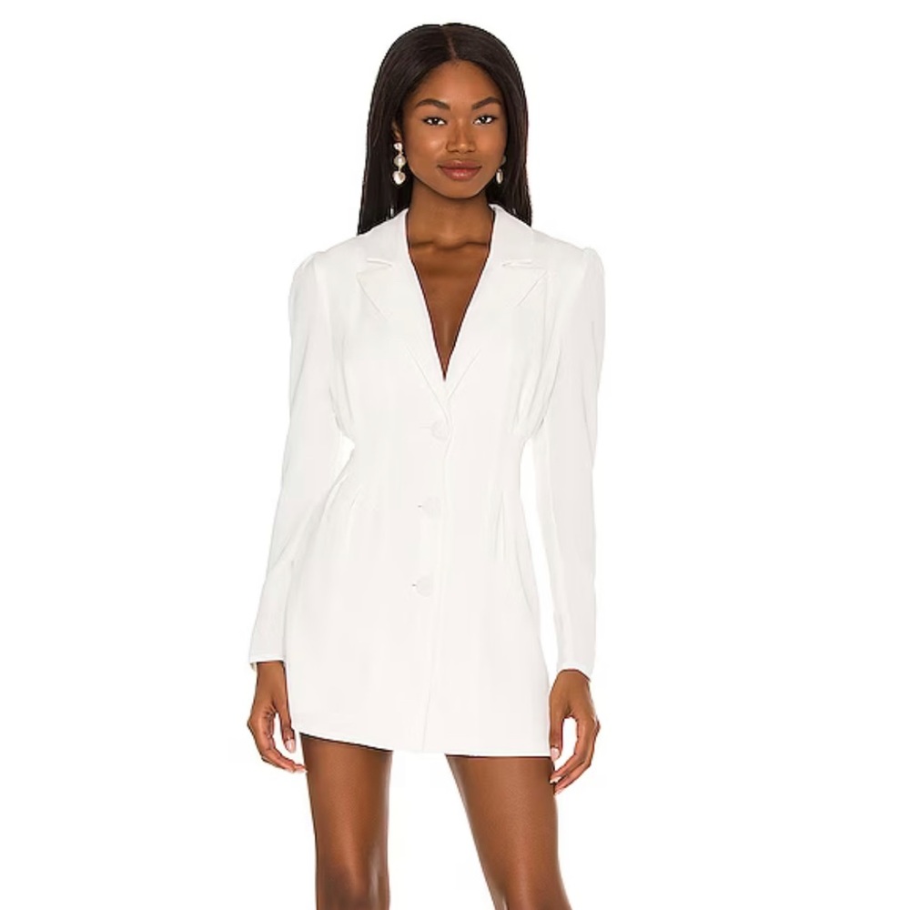 White Lovers & Friends x Revolve City Blazer Dress - worn once!